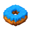 Pixel art donut