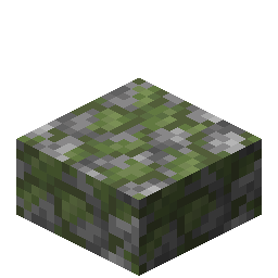 Mossy Cobblestone Slab