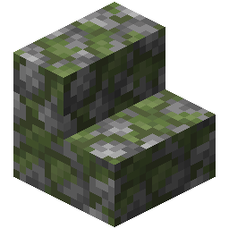 Mossy Cobblestone Stairs